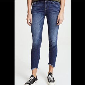 Paige Verdugo Ankle Distressed Skinny Jeans